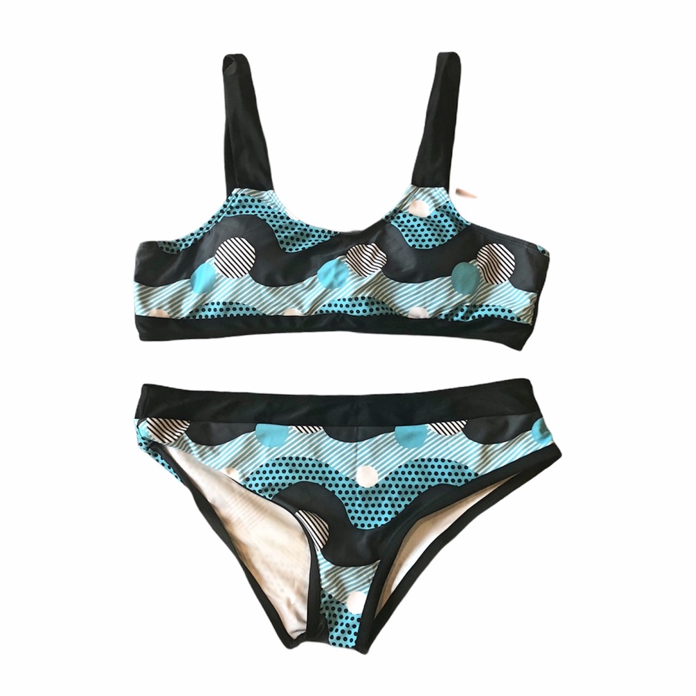 ✨3/$30 Blue Double Tie Bikini